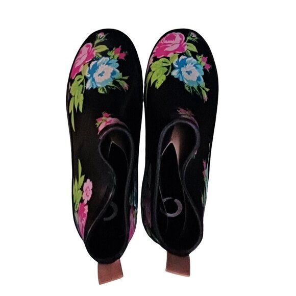 NEW Journee Collection Rainer Slip On Ankle Rain Boots Size 5.5 Floral Multi - Picture 6 of 8